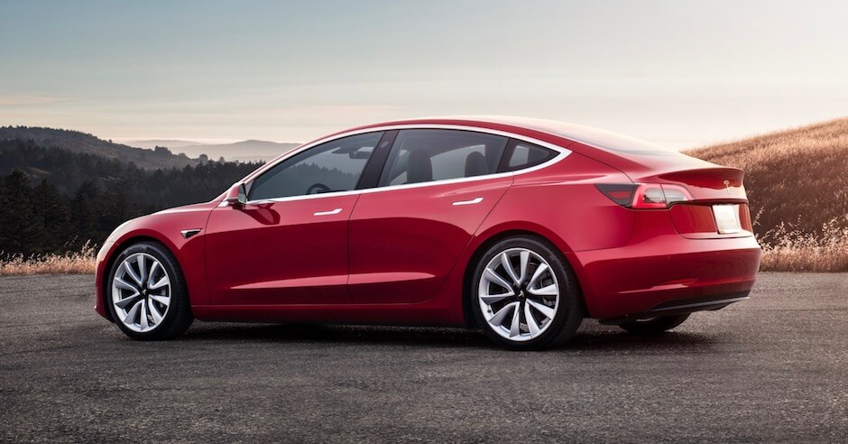 Tesla Model 3 multi-coat rood