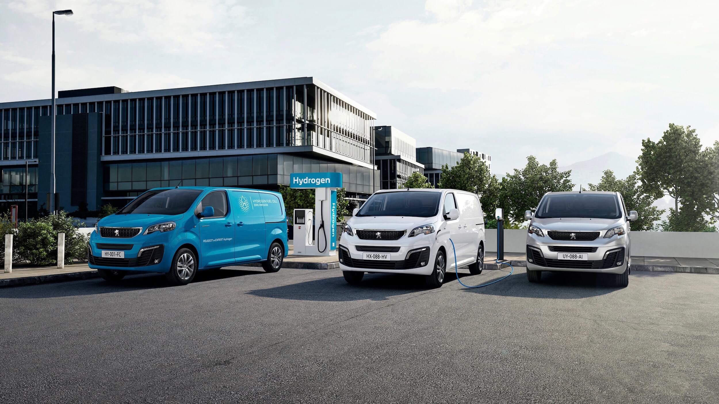 Peugeot e Expert Hydrogen bestelbusjes op waterstof